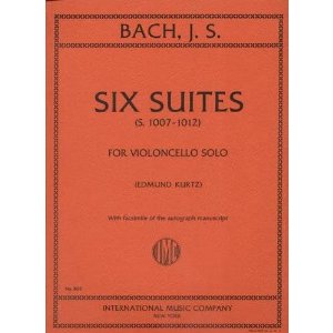 Bach, JS - 6 Suites BWV 1007 1012 for Cello - Arranged by Kurtz - International Edition